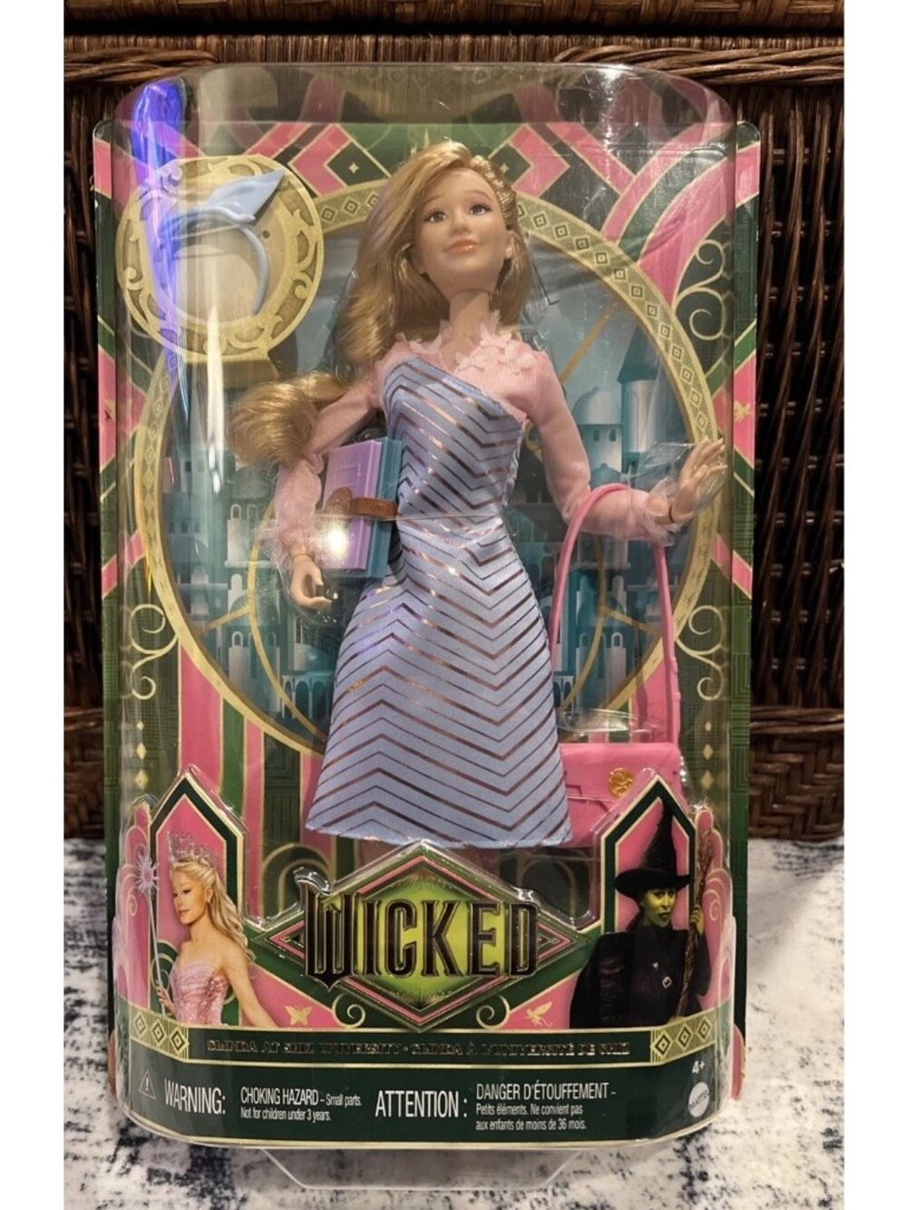 Wicked Glinda at Shiz University Fashion Doll with Fashion Accessories